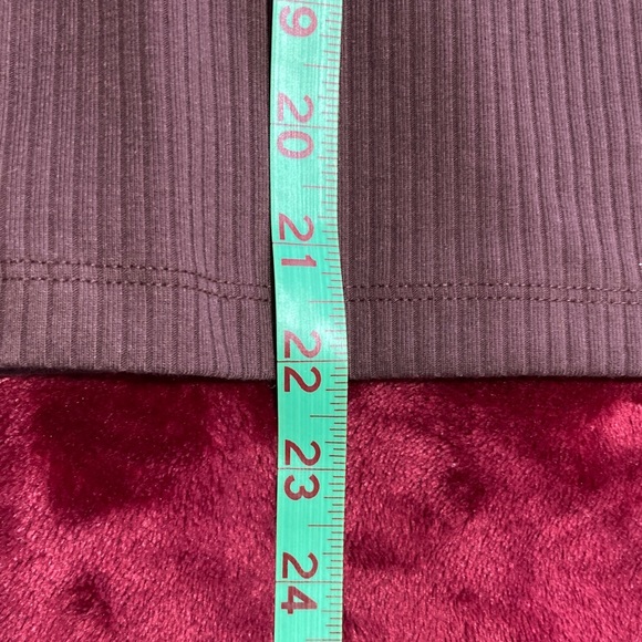 GAP Ribbed Button Up Long Sleeve Top in Chocolate Bar Brown Size S - Picture 9 of 9